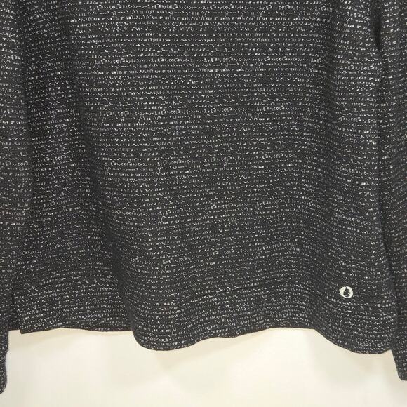 American Outdoorsman For Women Mock Neck Jacquard Pullover. Size Medium. - Picture 5 of 8